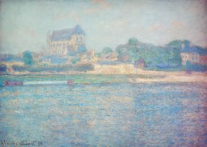 ヴァーノンの教会 作： Claude Monet